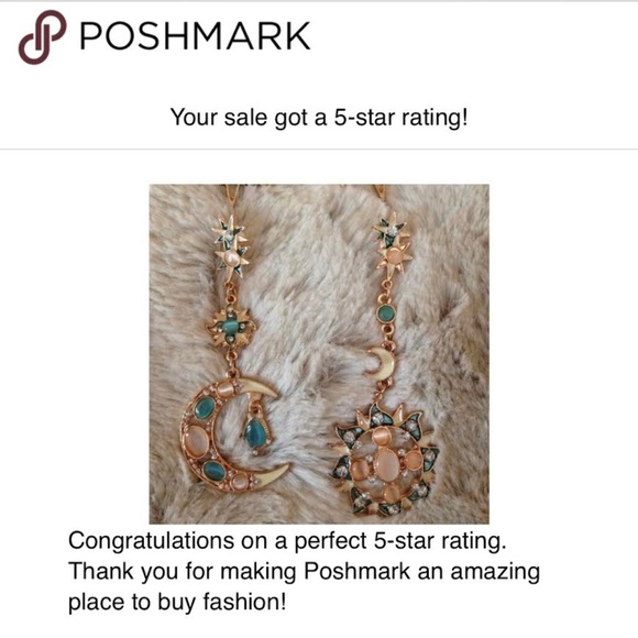 LAST 1! New Sun & Moon earrings - Picture 4 of 5